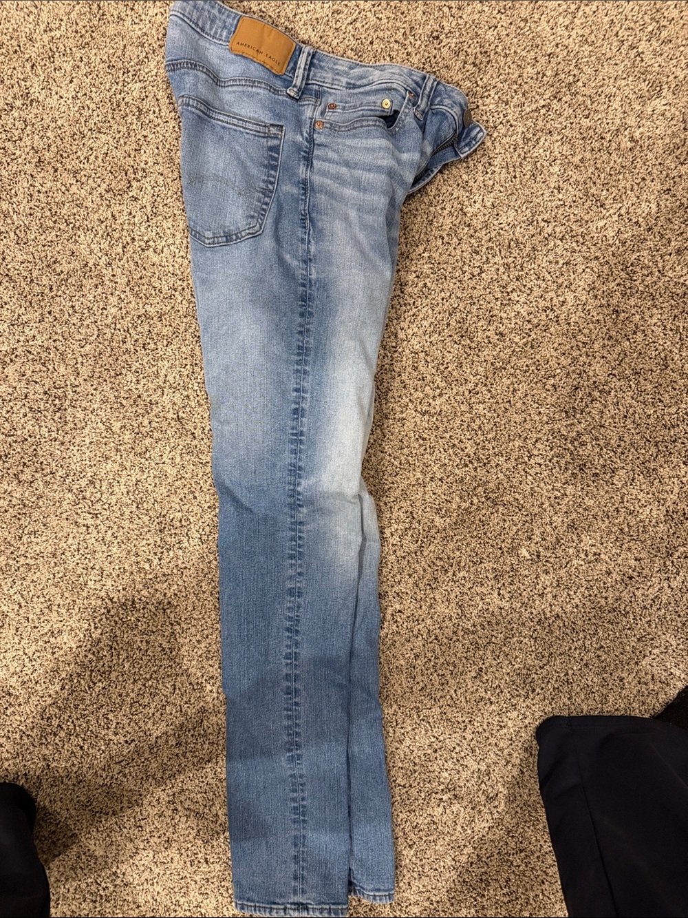 American Eagle Outfitters Light Wash Slim Straight Jeans